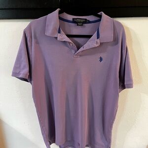 Purple Polo Ralph Lauren Men's Shirt